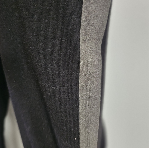 Philosophy Republic Clothing Black Leggings Long Soft Modal Cotton Grey Strip M - Picture 3 of 4